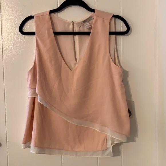 NWT Forever 21 blush pink tiered top - Picture 2 of 7